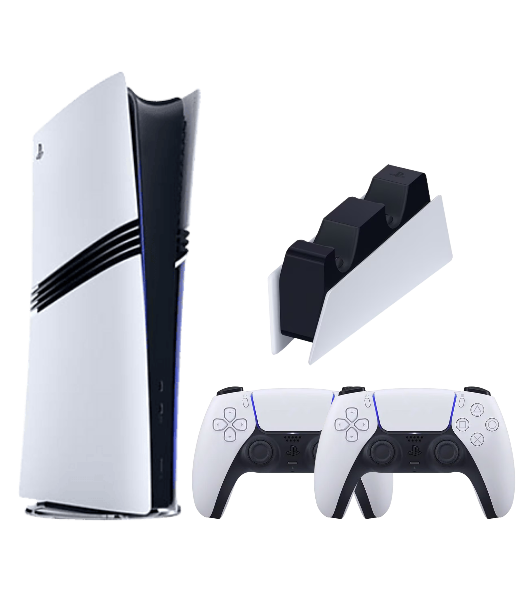 Sony Playstation 5 Pro + 2. Dualsense Oyun Konsolu + Şarj İstasyonu