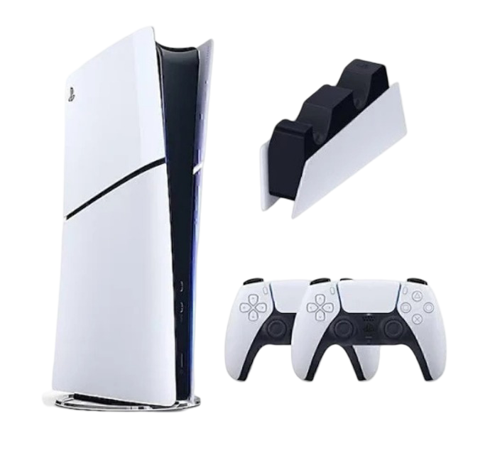 Sony Playstation 5 Slim Dijital + 2. Dualsense Ps5 Kol + Sony Şarj Istasyonu